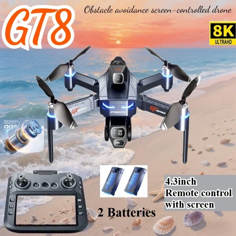 Drone Photogrammetry - Drone 4K HD GT8 Camera Obstacle