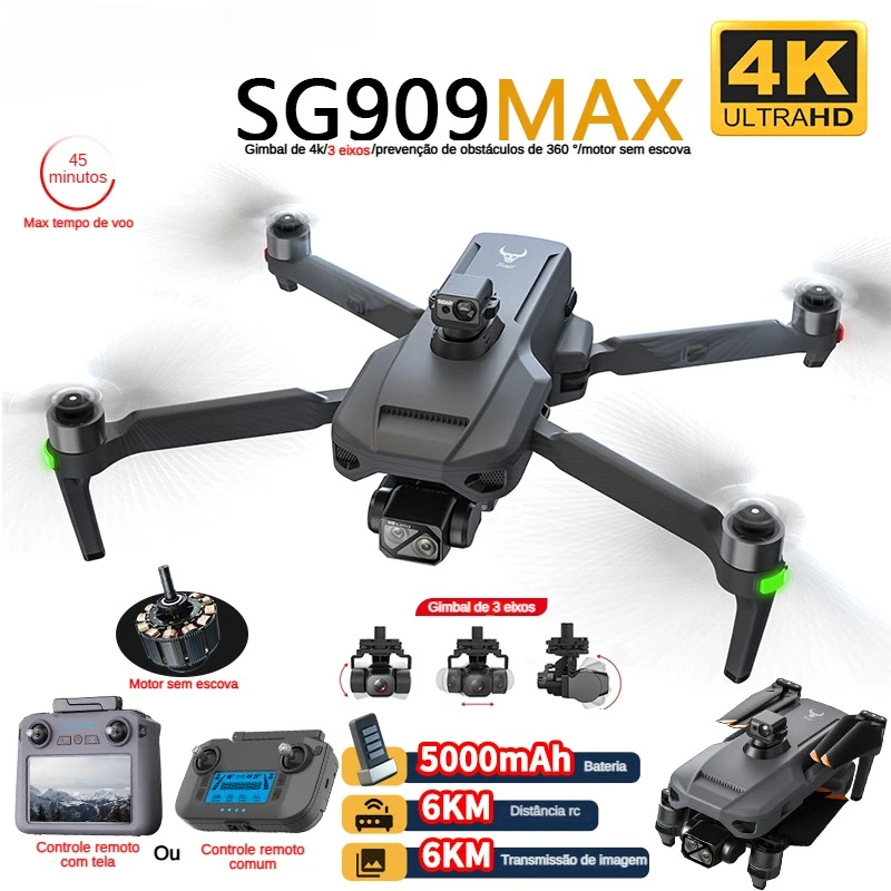 Drone Mapping - ZLL SG909 SG909MAX Professional Drone With