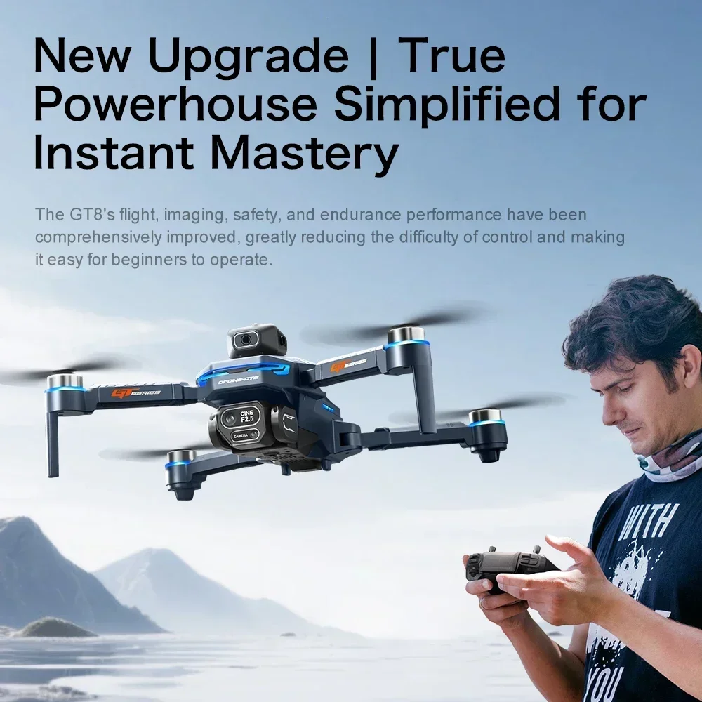 Drone 4K HD GT8 Camera Obstacl - Drone Photogrammetry review and price